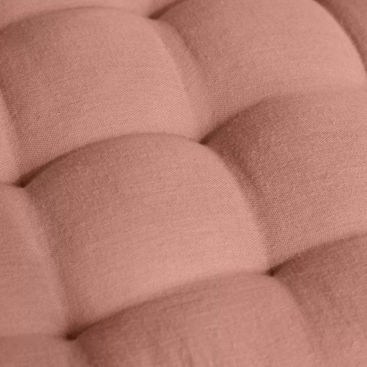 Bomuldsgaze gulvmadras (60 x 120 cm) Gaïa Rosa fersken