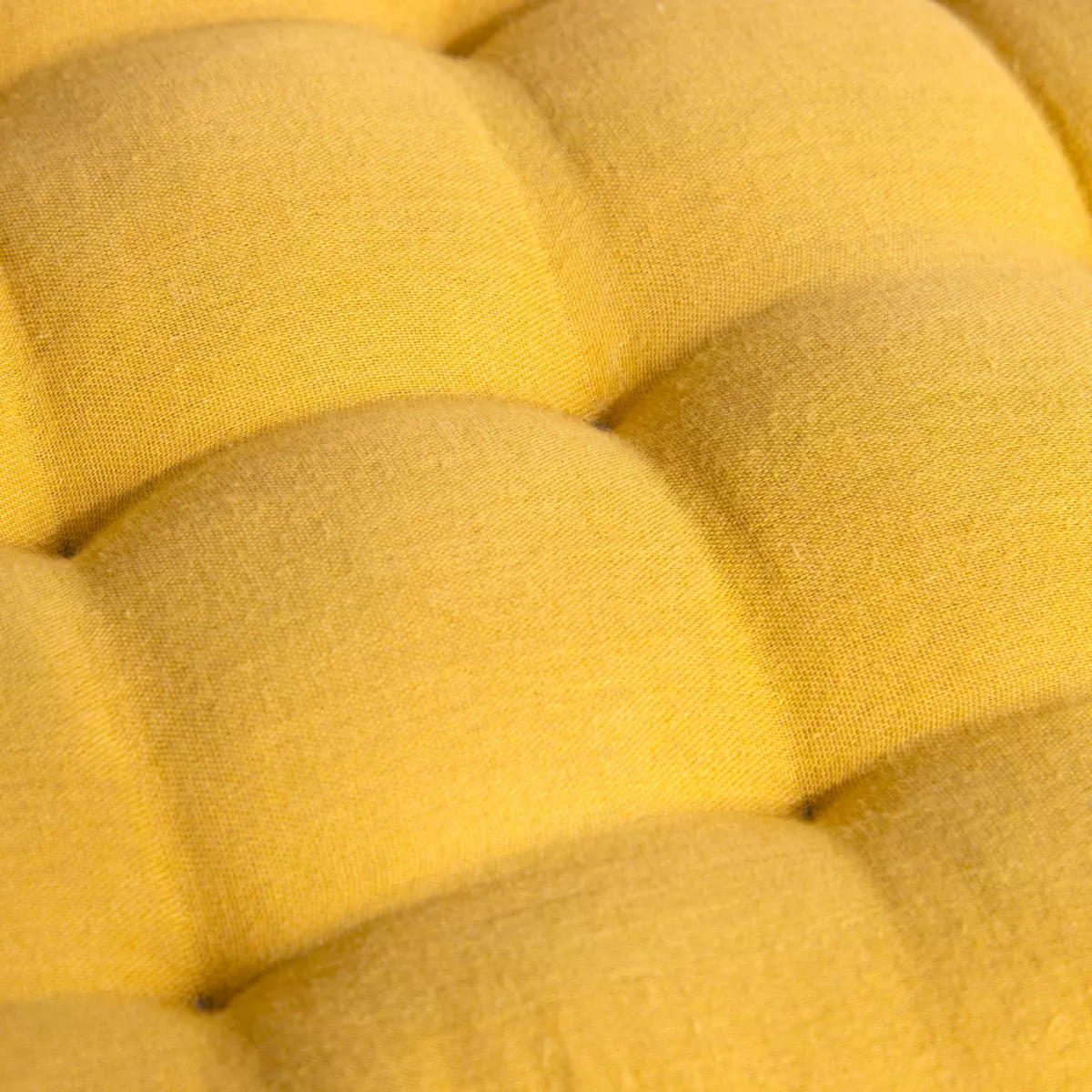 Colchoneta de suelo en gaza de algodón (60 x 120 cm) Gaïa Amarillo azafrán