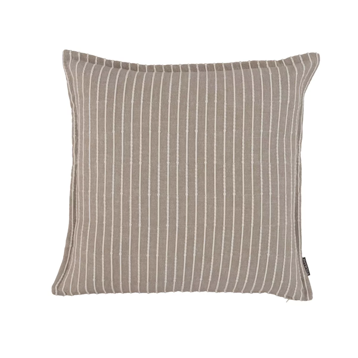 Cuscino quadrato in cotone testurizzato (50 x 50 cm) Alice Ecru