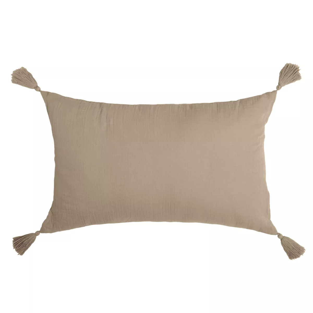 Cuscino rettangolare garza di cotone (40 x 60 cm) Gaïa Albicocca