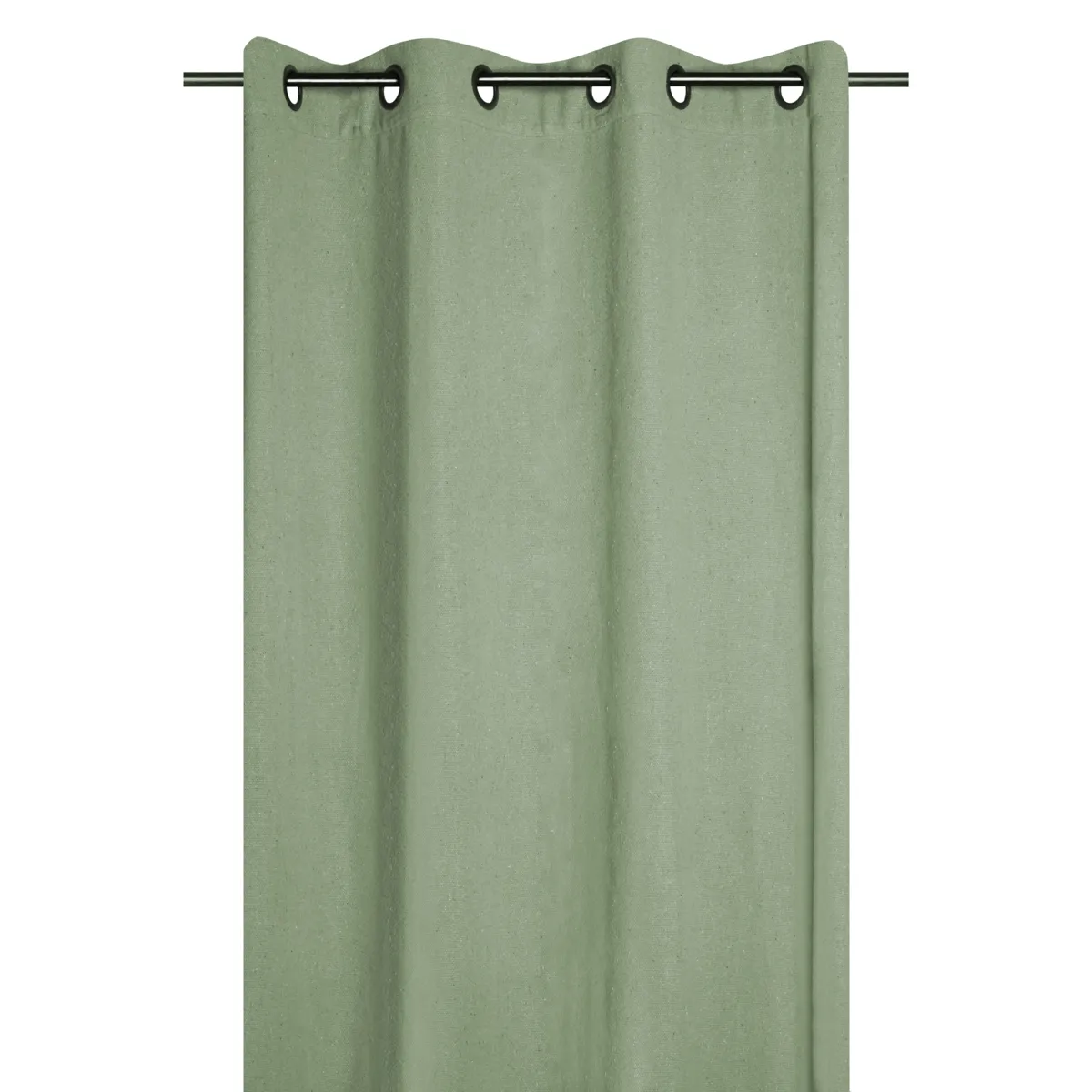 Tenda in cotone tessuto (140 x 260 cm) Monaco Verde salvia
