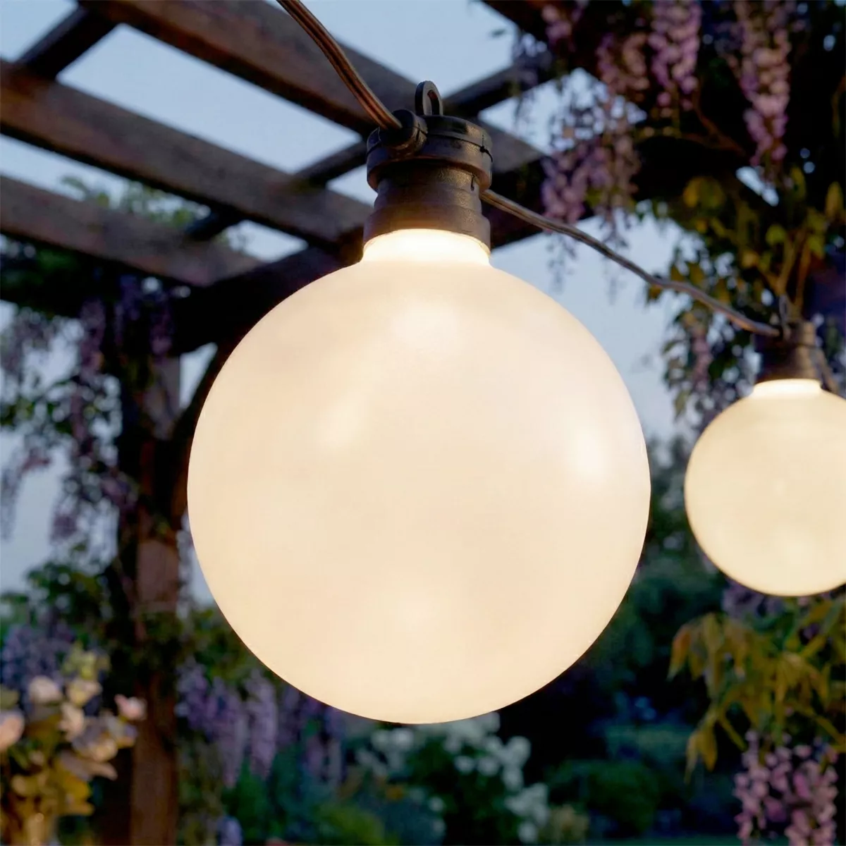 Ghirlanda luminosa da giardino collegabile 10 LED (4,5 m) Garden fiesta Bianco caldo