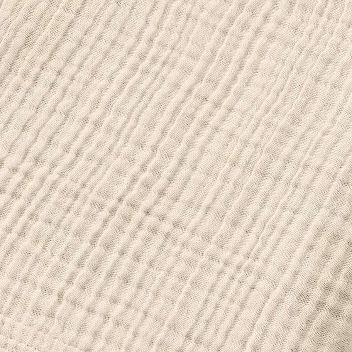 Poncho adulte gaze de coton L/XL Gaïa Beige