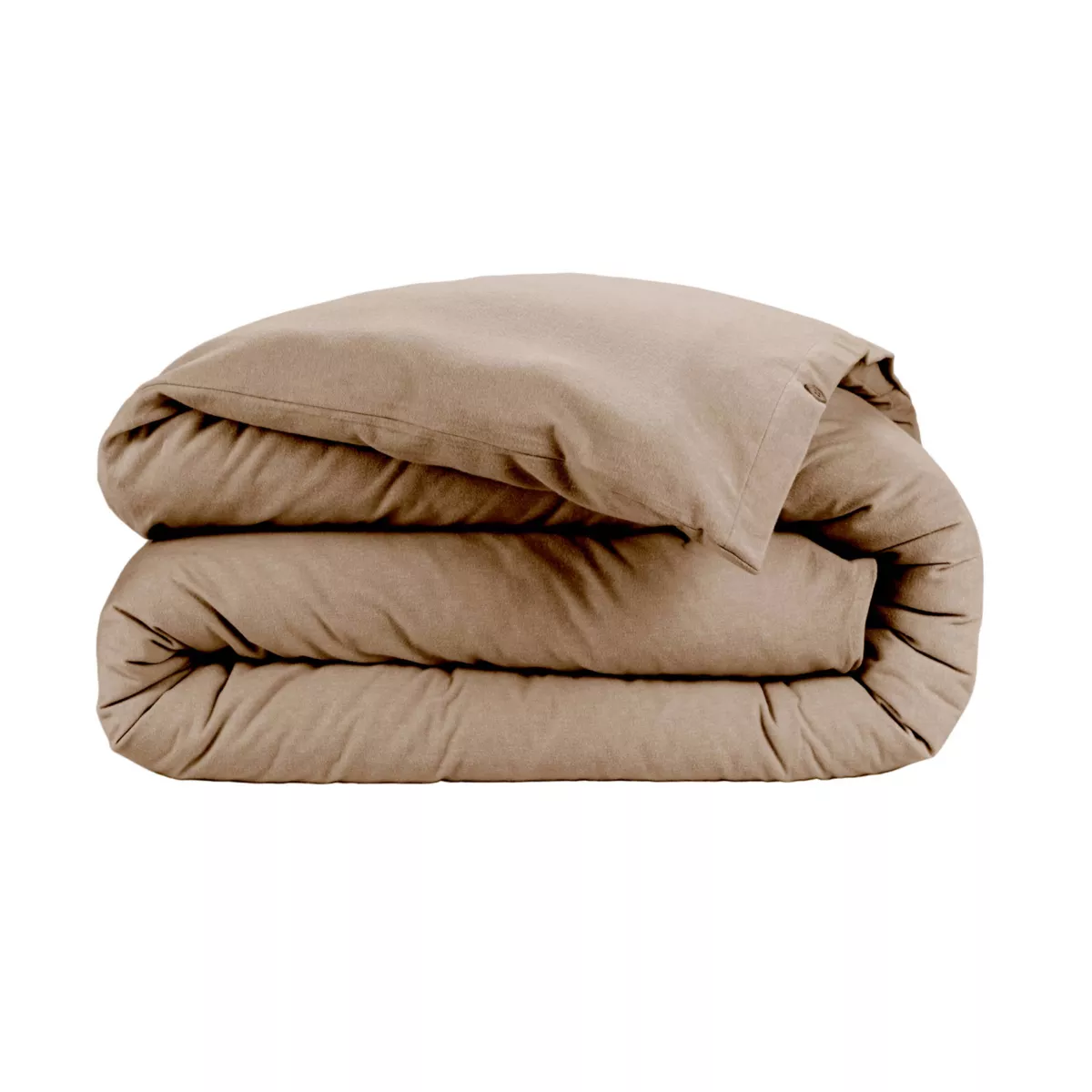 Housse de couette flanelle de coton (200 x 200 cm) Nina Ficelle