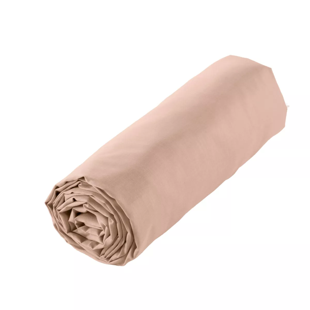 Lenzuolo sotto con angoli in percalle di cotone (160 x 200 cm) Diane Rosa Blush
