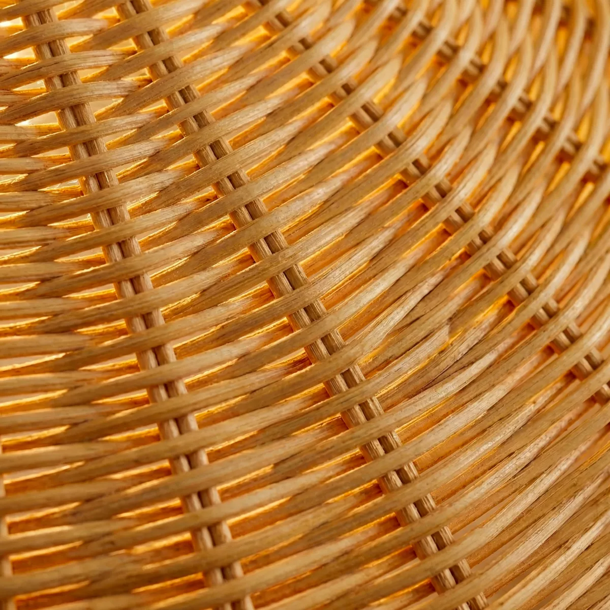 Suspension lumineuse en bambou (D55 cm) Kalahari Naturel