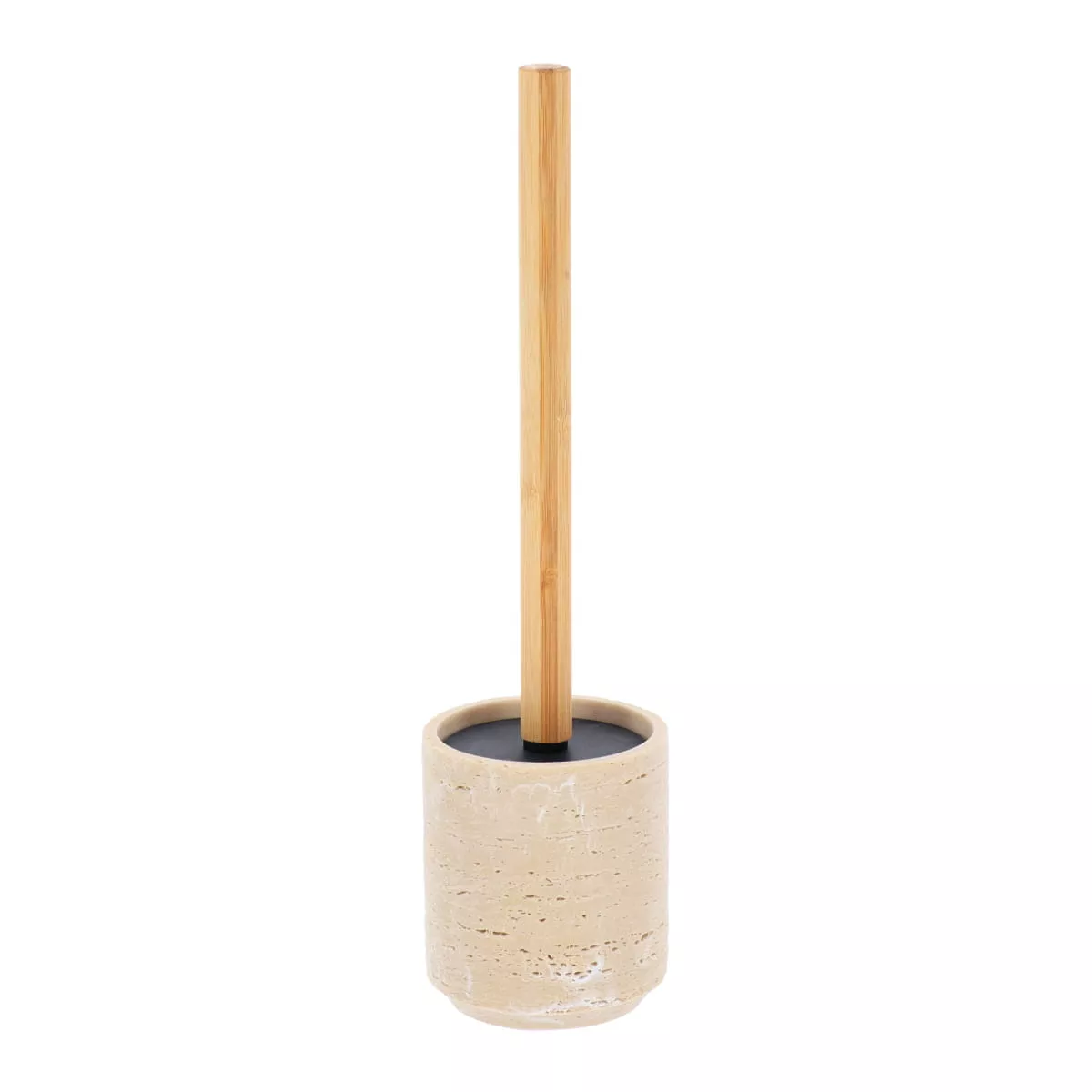 Scopino per WC in poliresina effetto travertino Lina Beige