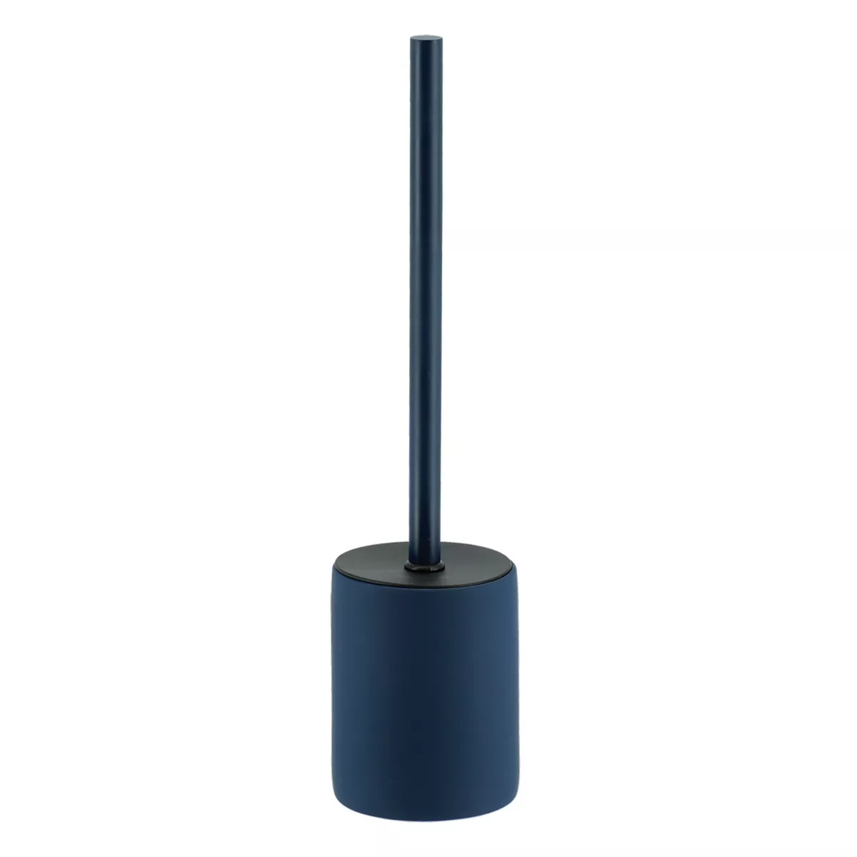 BROSSE WC EN GRES EFFET RUBBER - BLEU MARINE