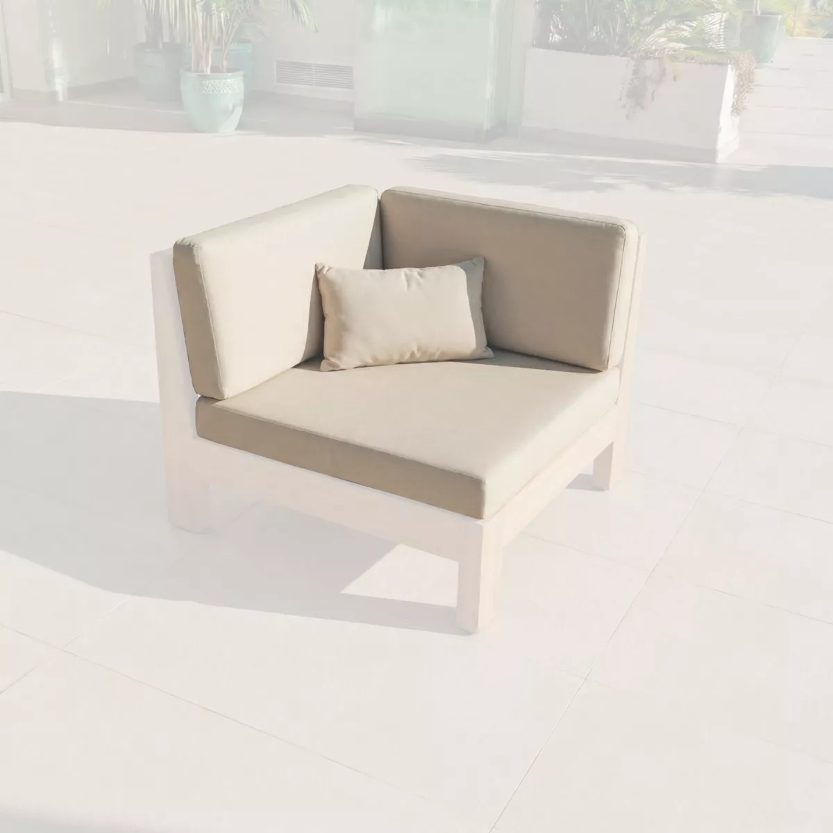 Housses de coussin de remplacement pour Fauteuil d'angle Bornéo Sable