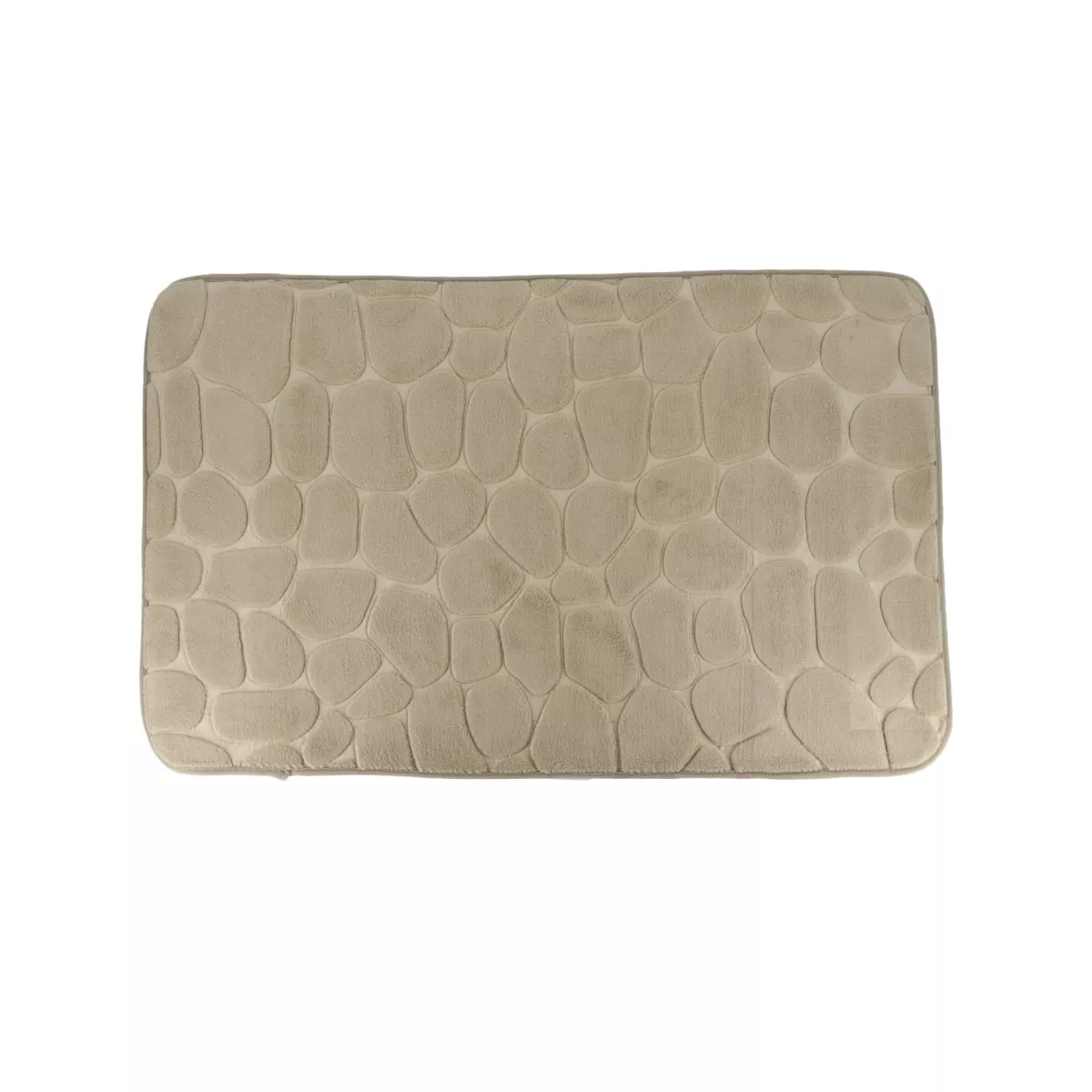 Tapis de bain mémoire de forme (50 x 80 cm) Galeo Taupe
