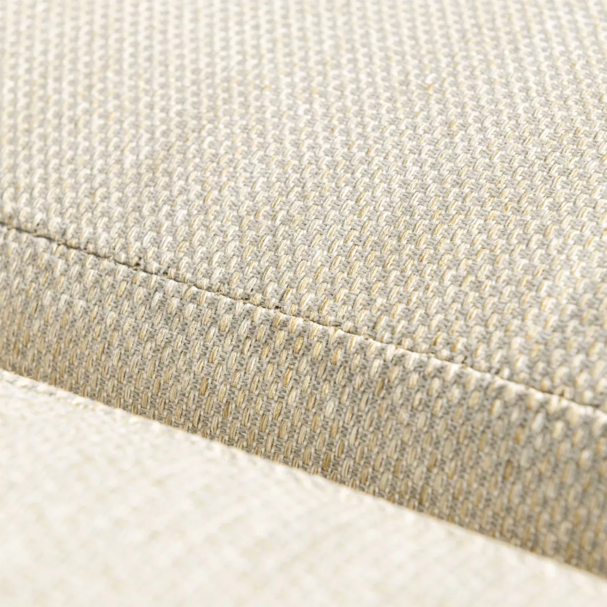 Salon de jardin en aluminium 7 places 5 pcs Amalfi Blanc et beige