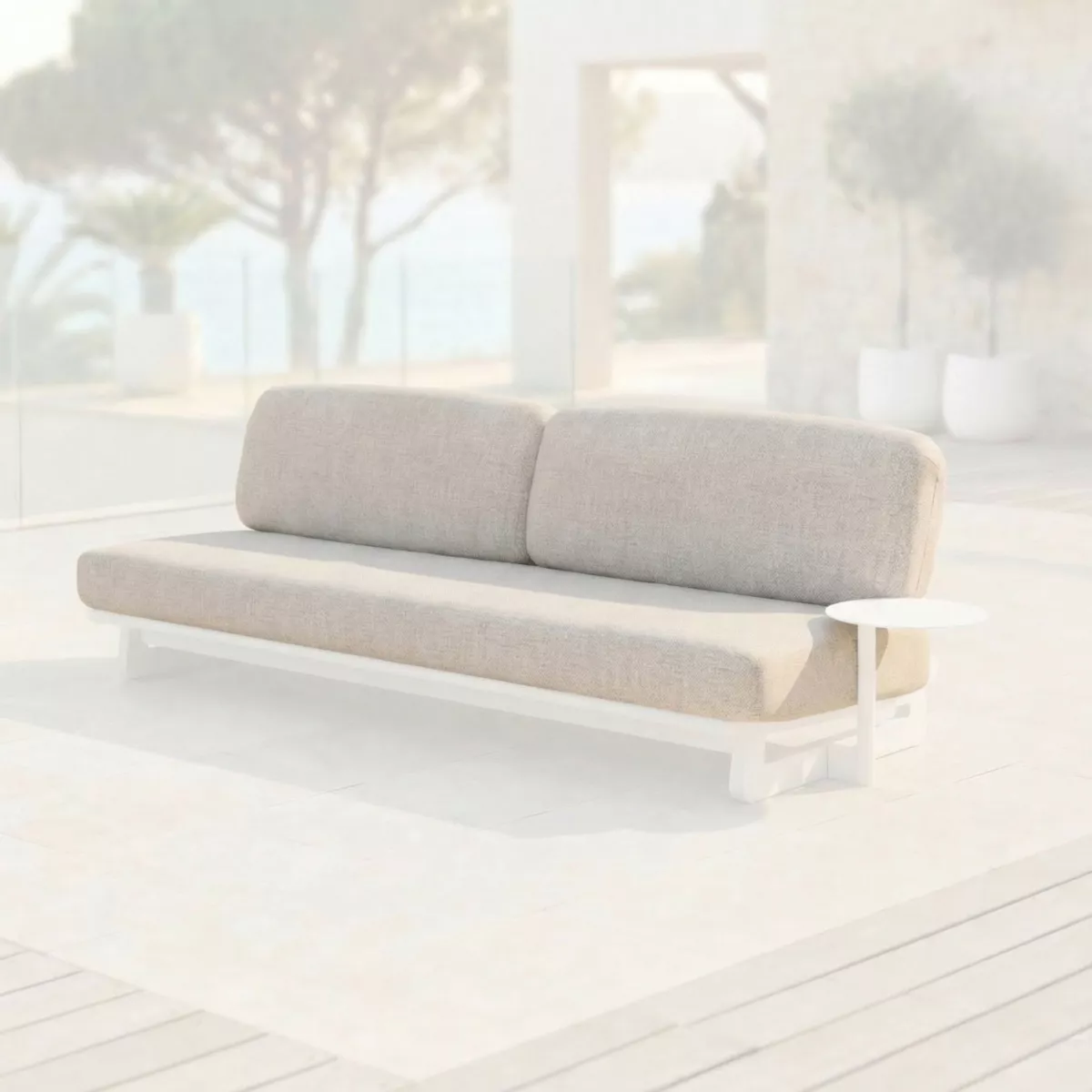 Copricuscini di ricambio per Divano 3 posti Long Beach Beige