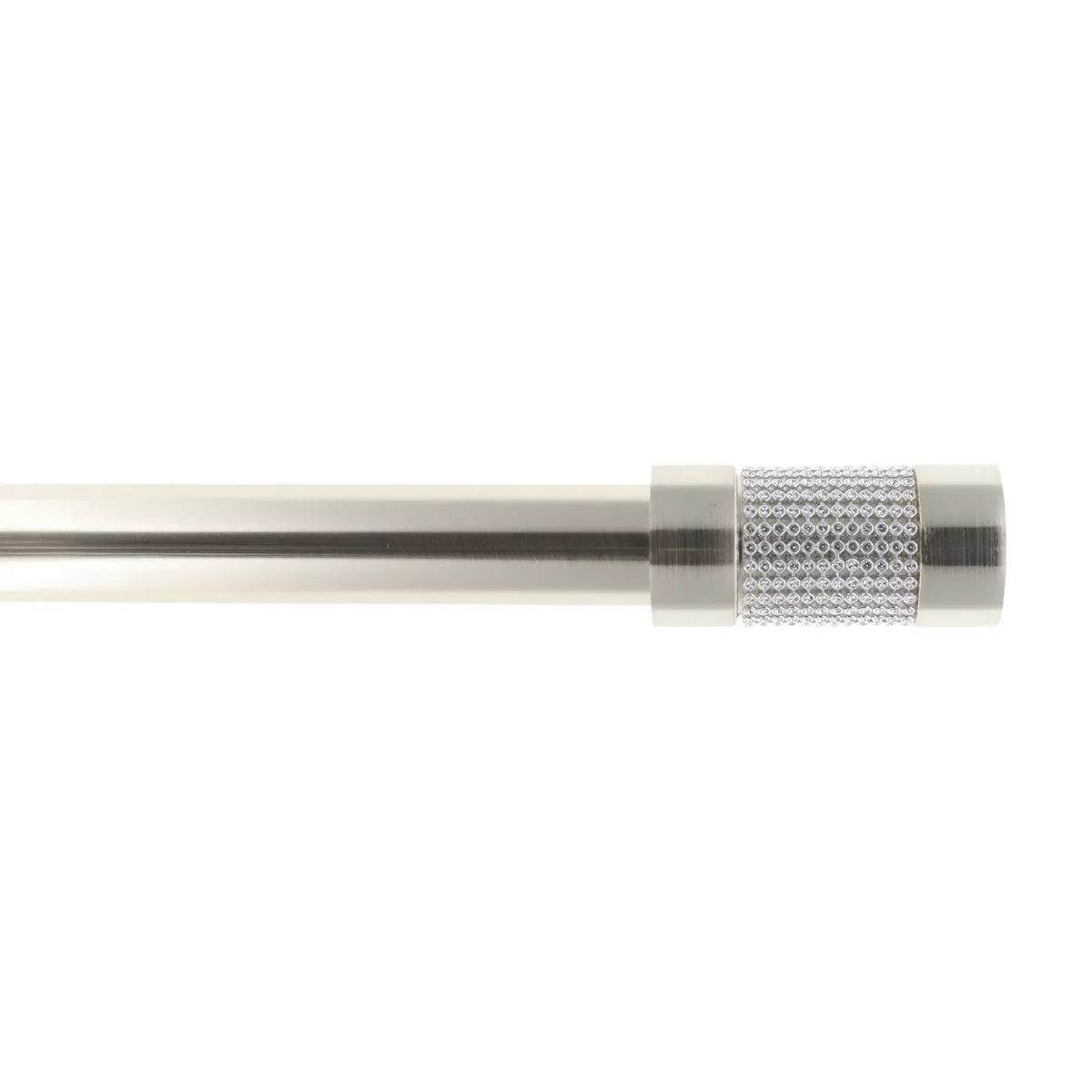 Kit asta per tenda estensibile (L210 - L380 cm / D28 mm) Viola Argento