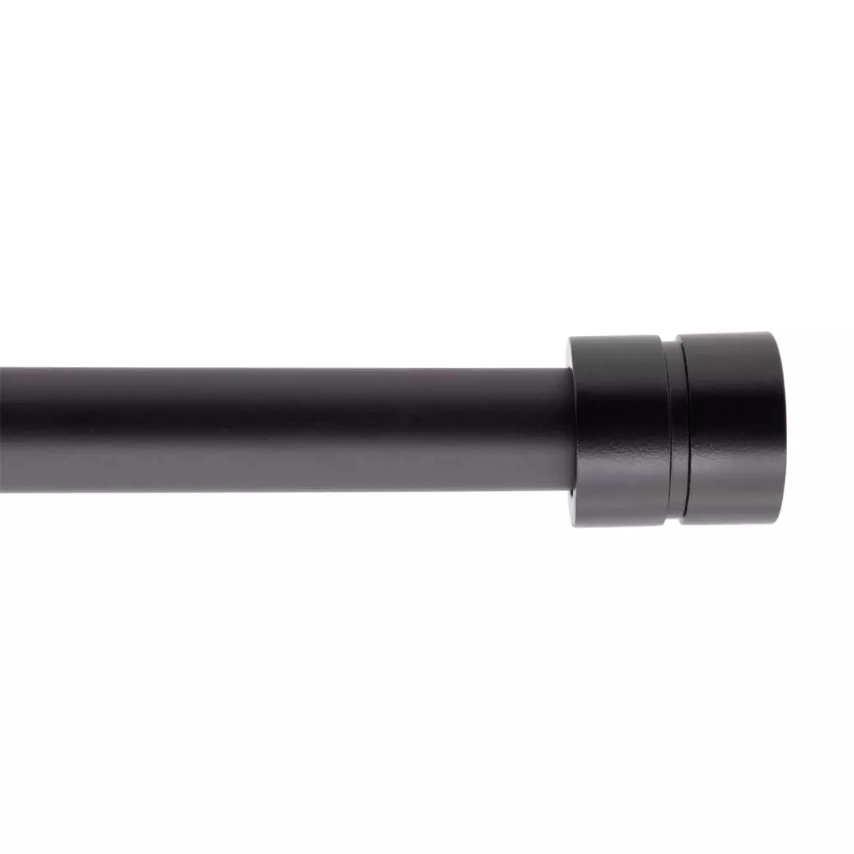 Kit asta tenda estensibile (L210 - L380 cm / D28 mm) Cesena Nero opaco