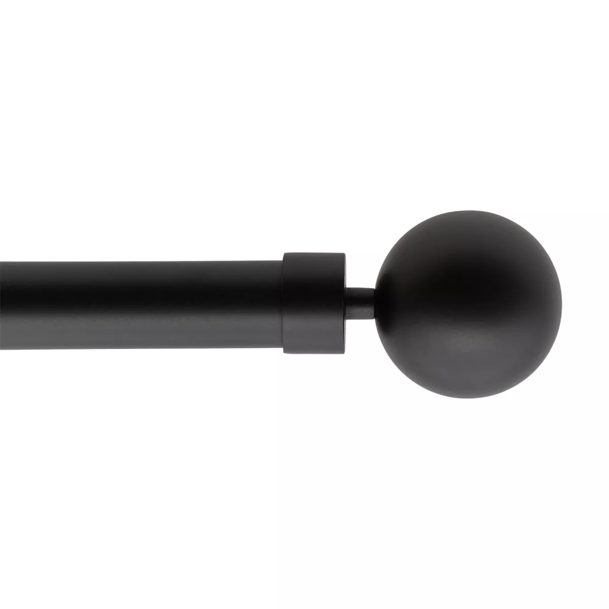 Kit asta tenda estensibile (L160 - L300 cm / D28 mm) Gaïa Nero opaco