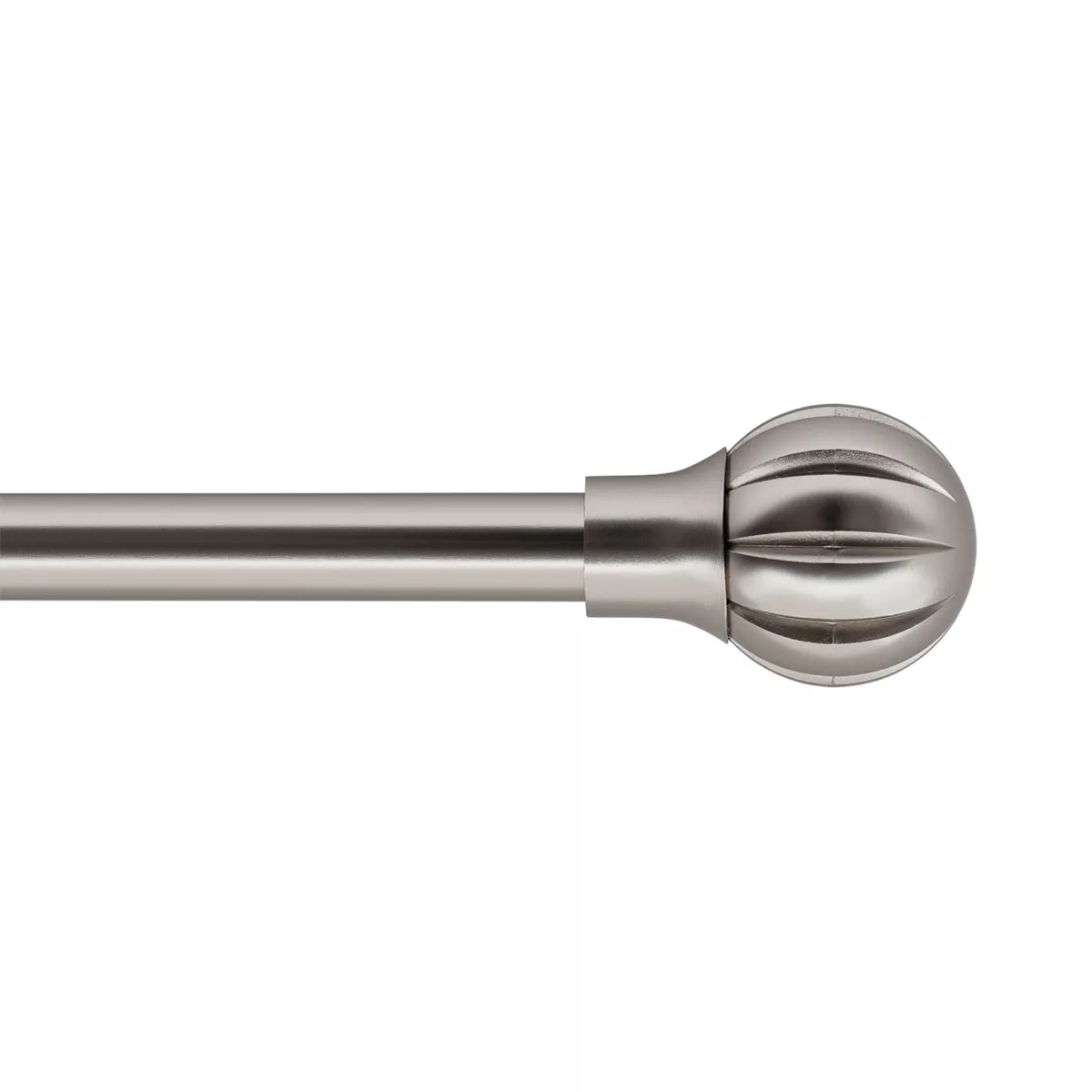 Kit asta tenda estensibile (L140 - L260 cm / D19 mm) Touch of Zen Argento