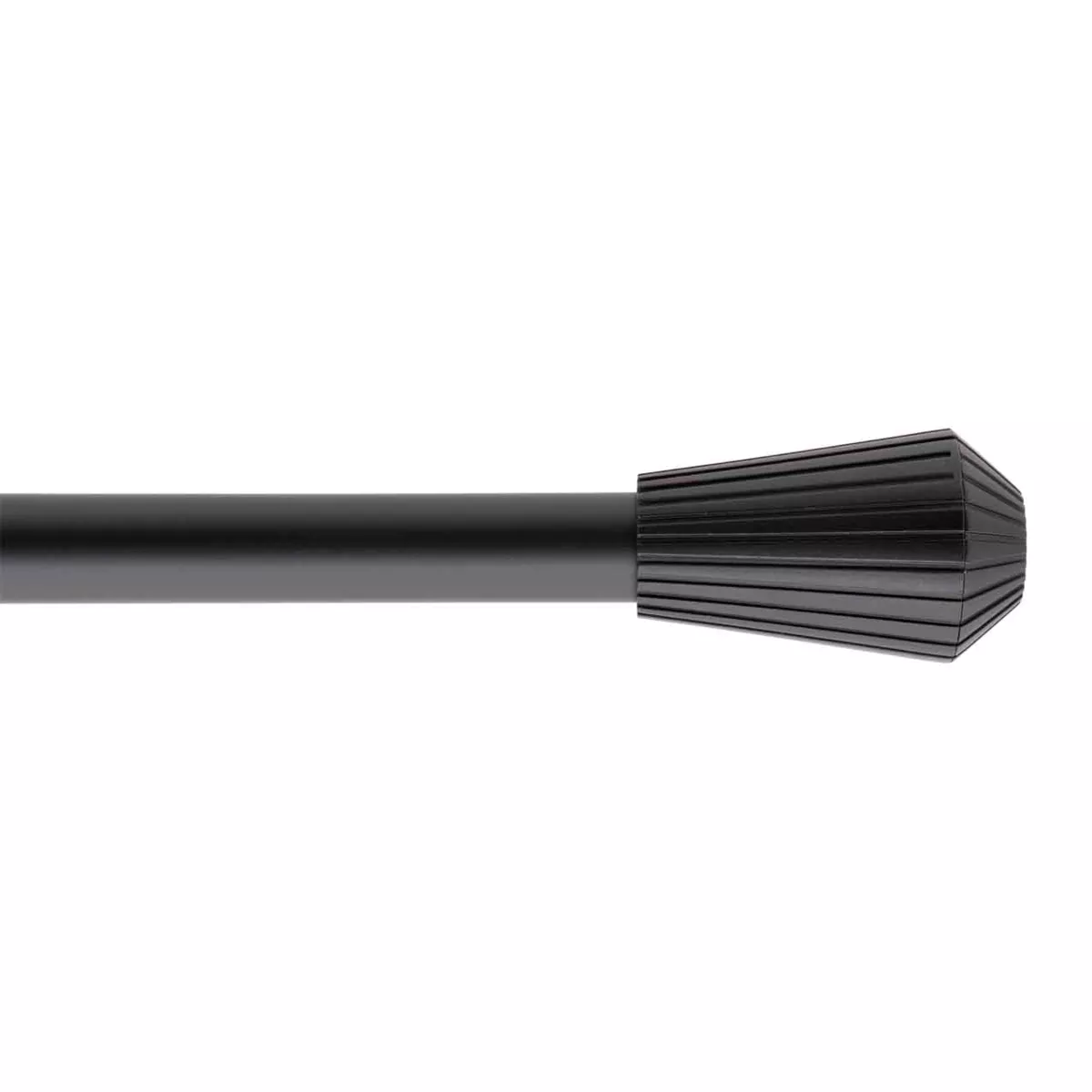 Kit asta tenda estensibile (L210 - L380 cm / D19 mm) Pisa Nero opaco
