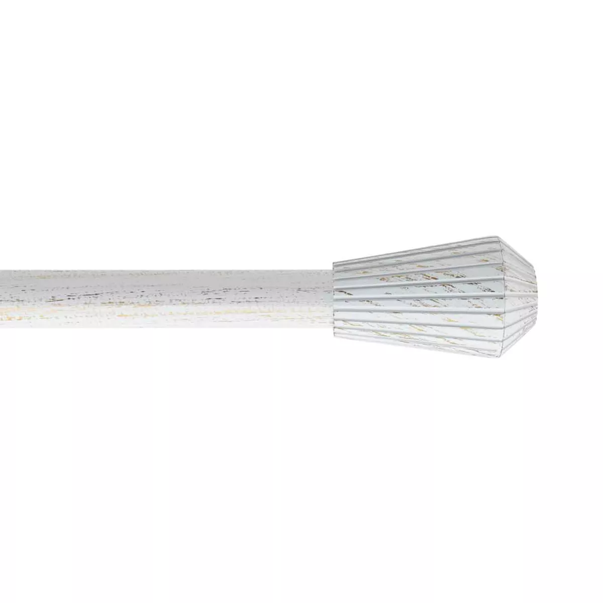 Kit asta tenda estensibile (L210 - L380 cm / D19 mm) Pisa Bianco e Oro