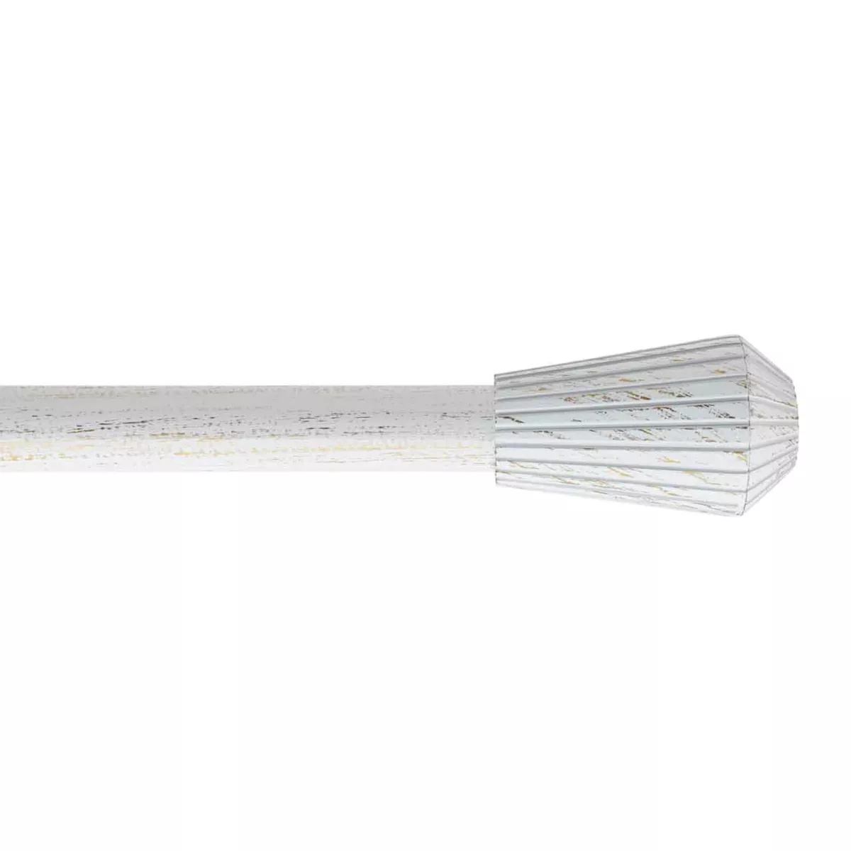 Kit asta tenda estensibile (L120 - 210 cm / D19 mm) Pisa Bianco e Oro
