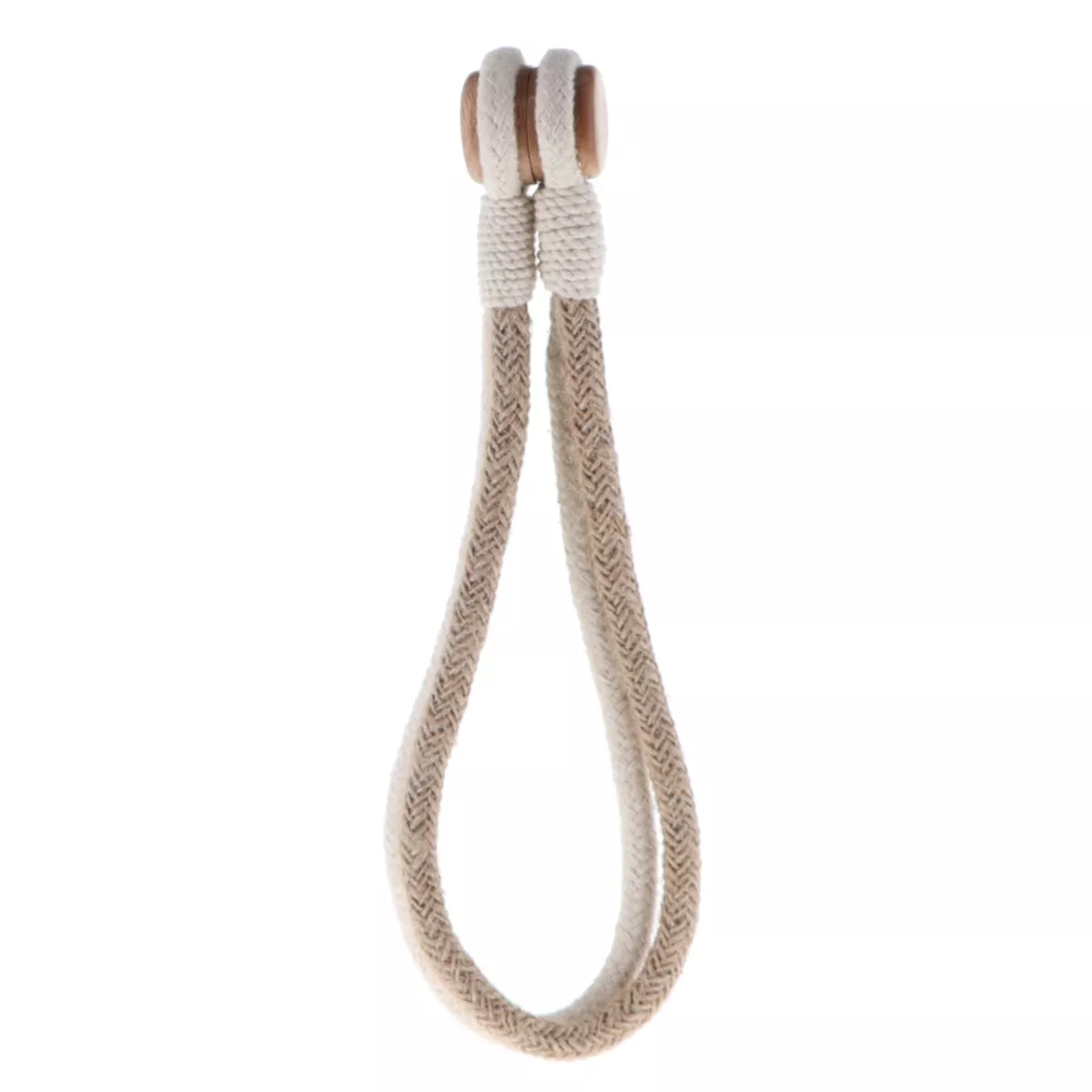 EMBRASSE TEXTILE AIMANTEE PALMA - ECRU/JUTE