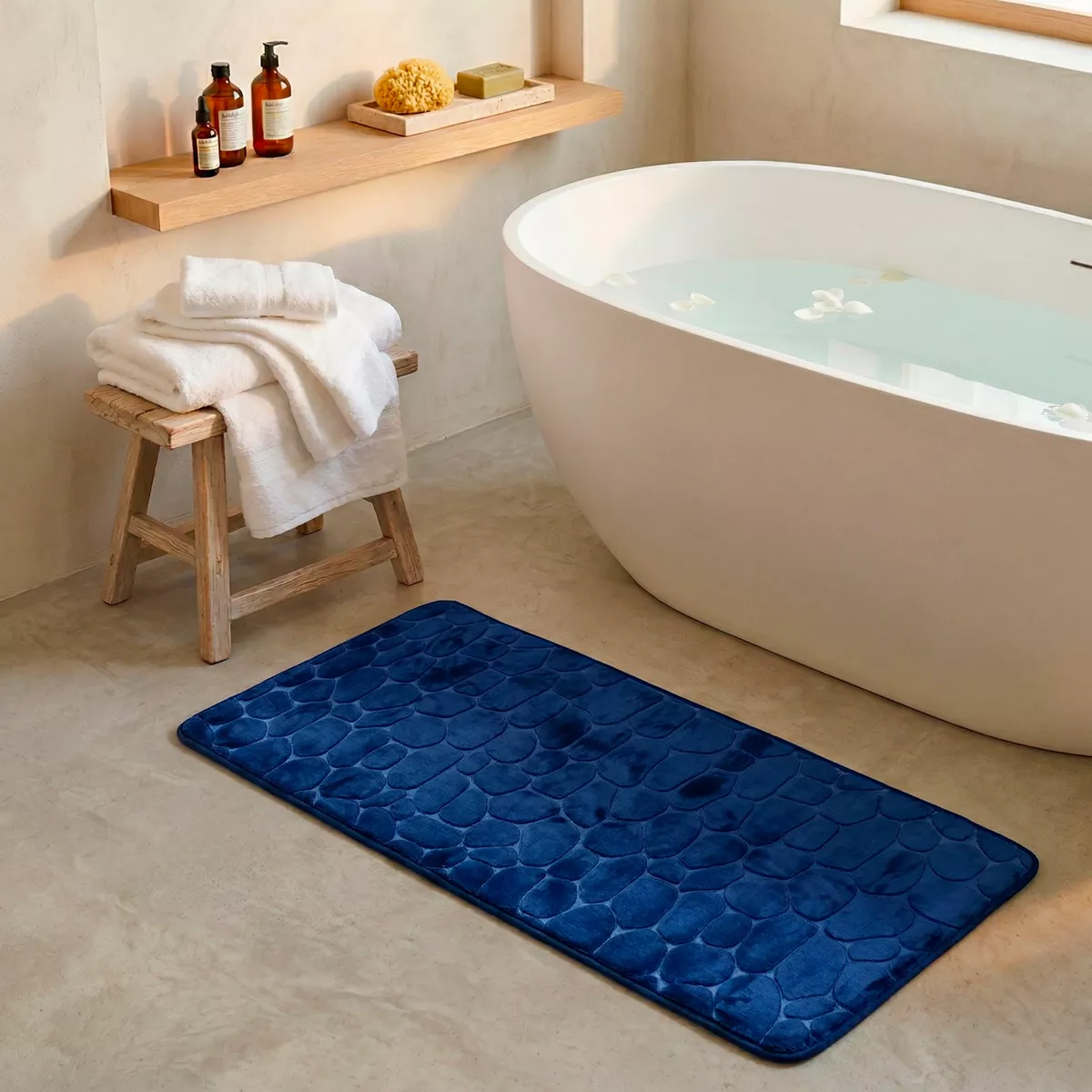 Tappeto Memory Roc Blu marine