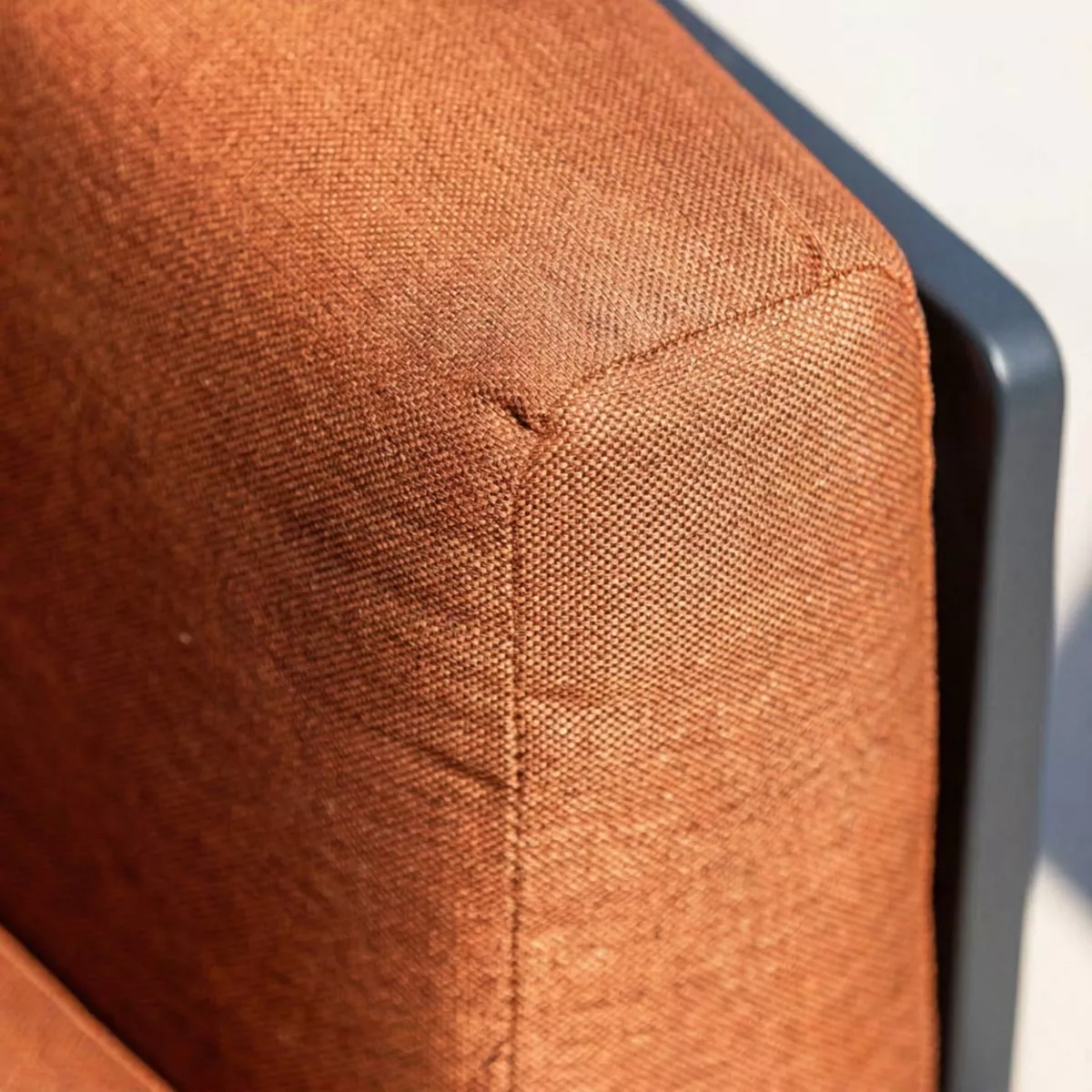 Set da giardino in alluminio 4 posti 5 pezzi Monte Carlo Grigio antracite e terracotta