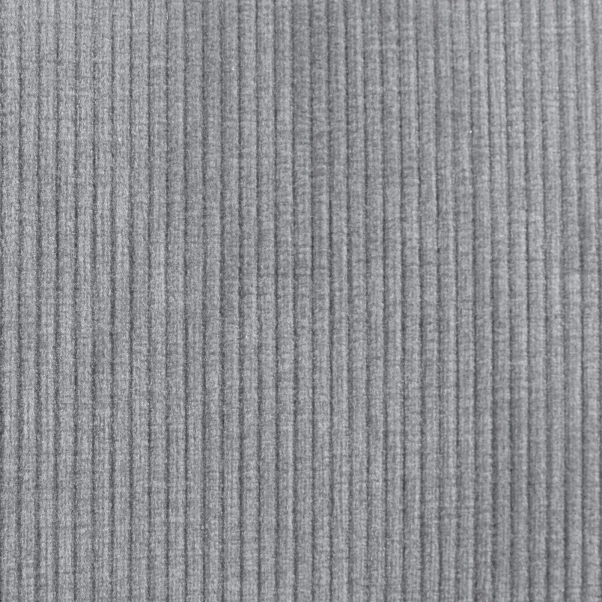 Set di 2 sedie per isola centrale con schienale in velluto a coste (Altezza seduta 68cm) Kosmo Grigio chiaro