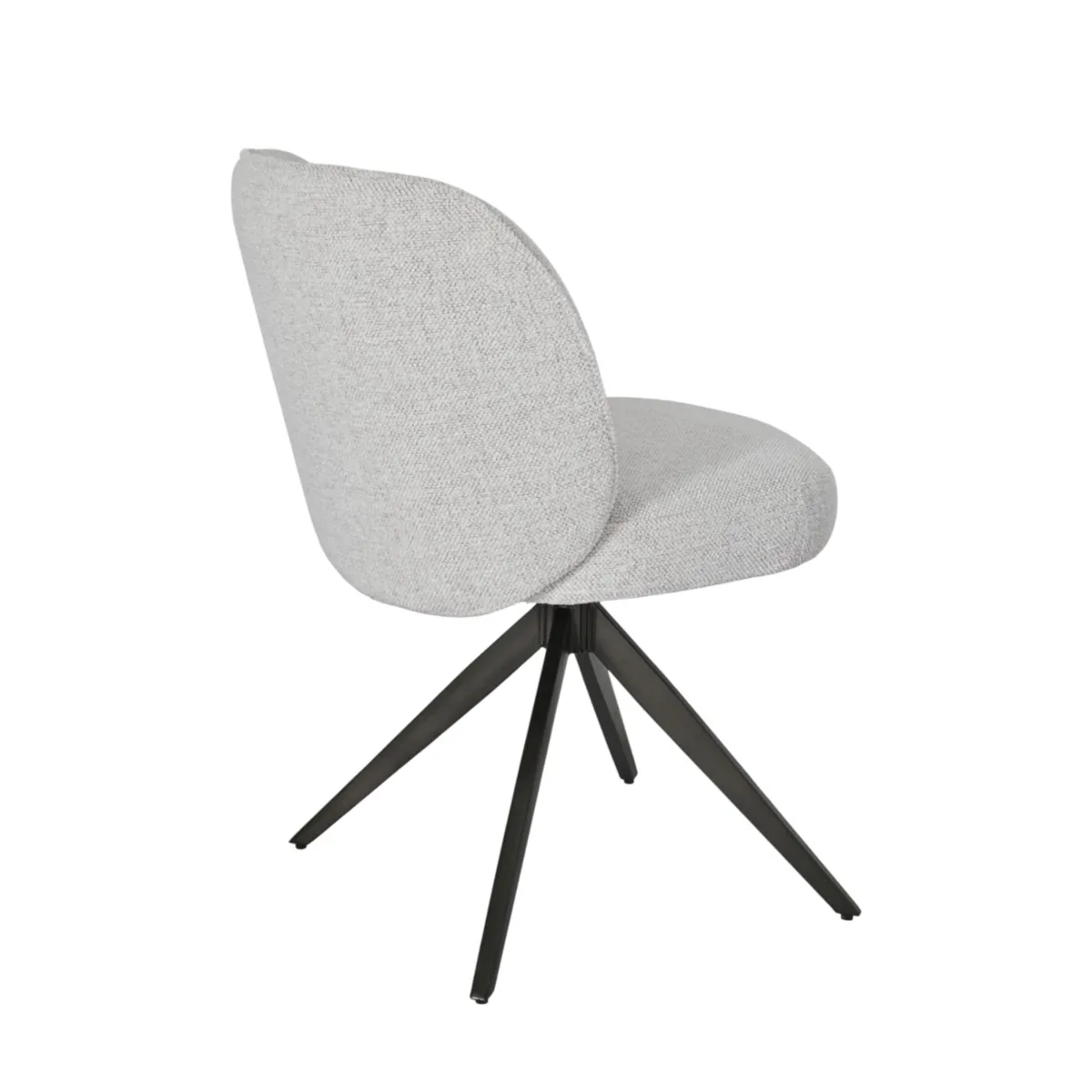 Set di 2 sedie da pranzo girevoli (seduta 51 cm) Spina Beige