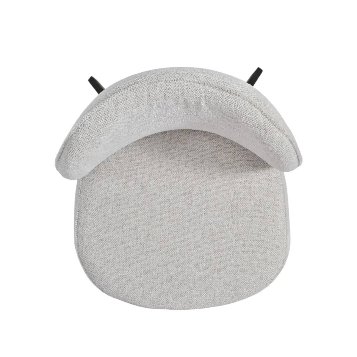 Set di 2 sedie da pranzo girevoli (seduta 51 cm) Spina Beige