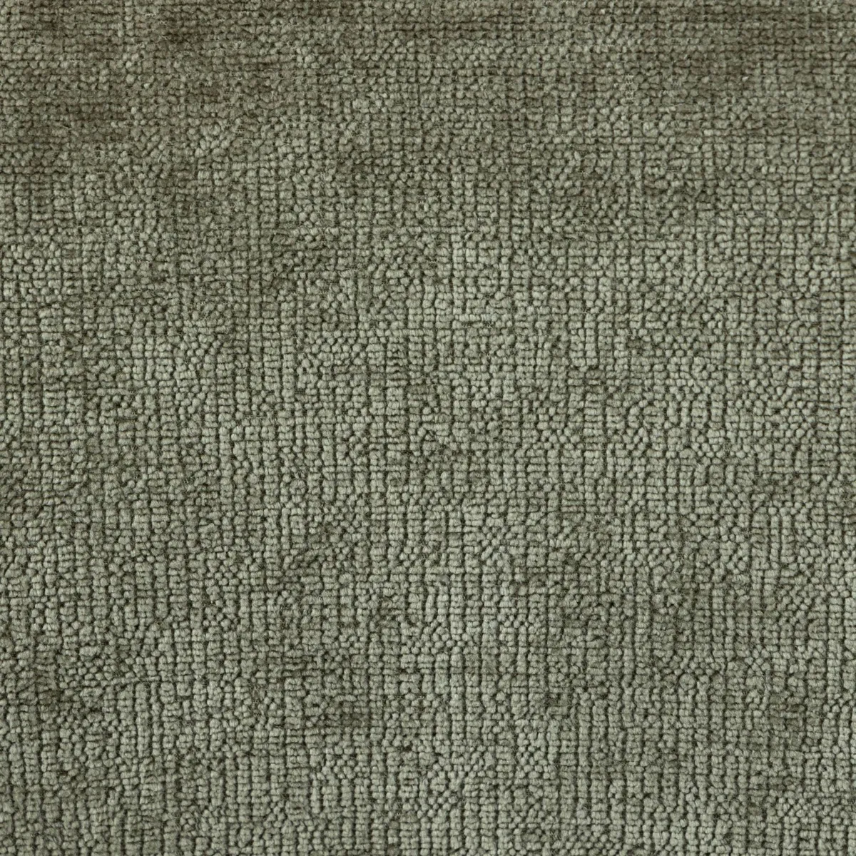 Lot de 2 chaises de salle à manger tissu chenillé (Assise 48 cm) Zola Vert kaki