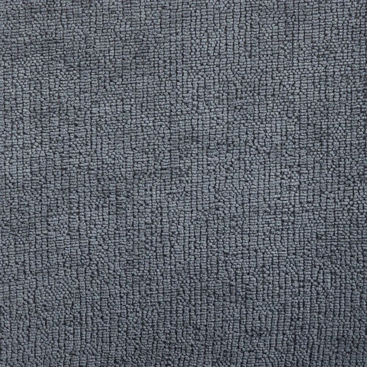 Lot de 2 chaises de salle à manger tissu chenillé (Assise 48 cm) Zola Gris foncé