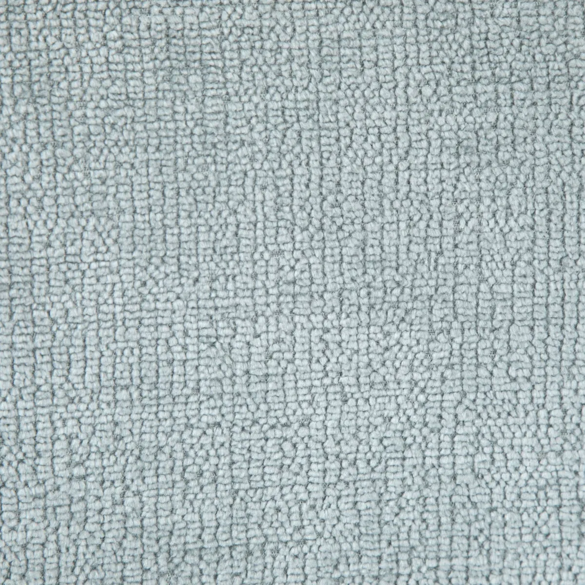 Set di 2 sedie da pranzo in tessuto chenille (seduta 48 cm) Zola Blu celadon