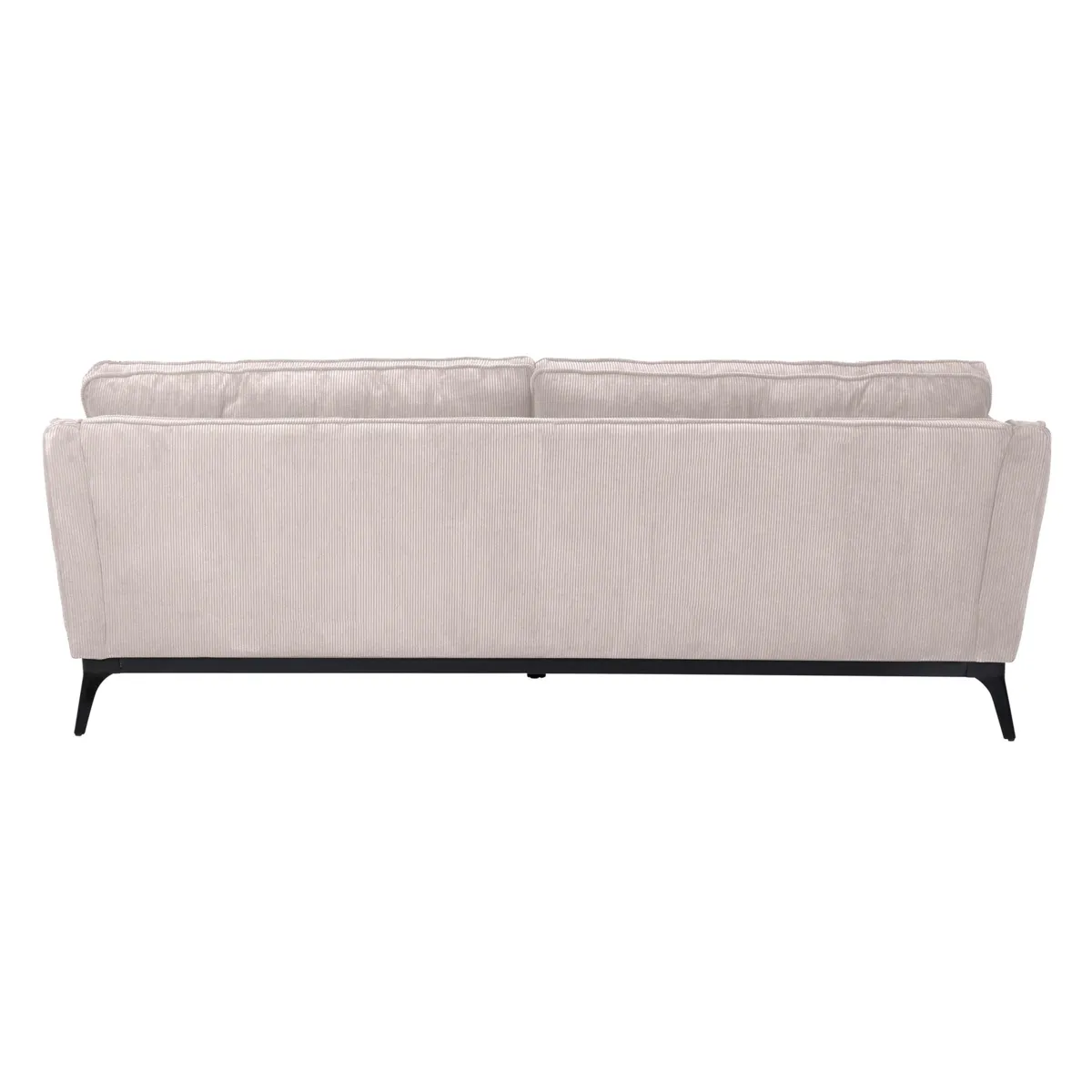Divano a 3 posti in velluto a coste (206 cm) Owen Beige