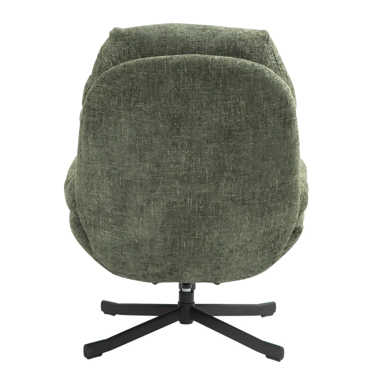 Poltrona girevole in tessuto (seduta 49 cm) Moor Verde scuro
