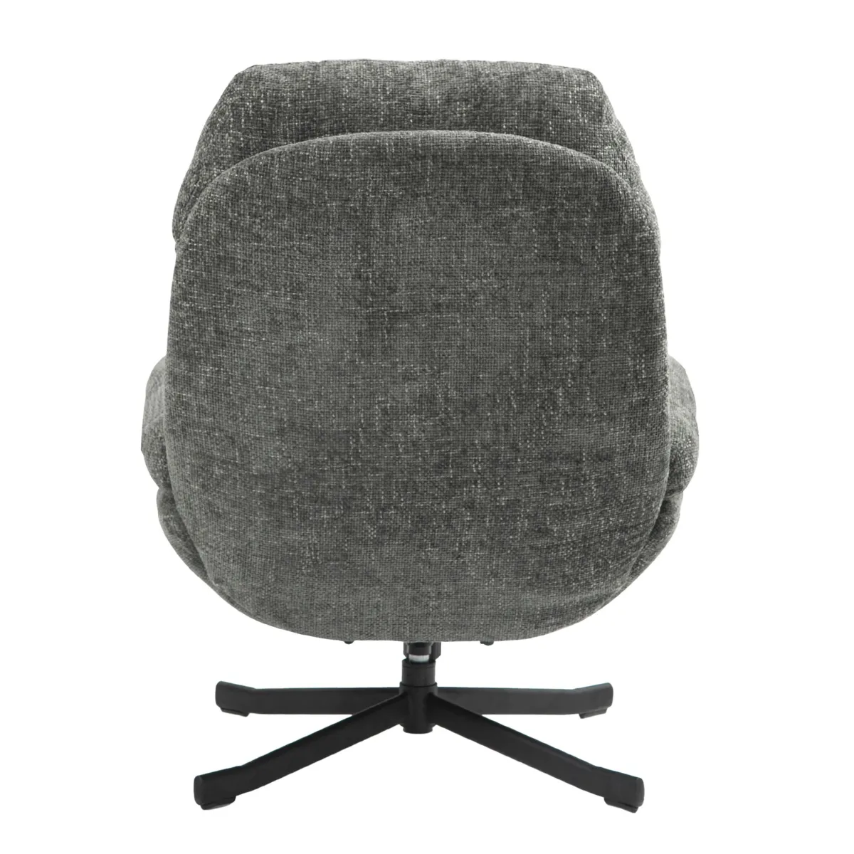 Poltrona girevole in tessuto (seduta 49 cm) Moor Grigio
