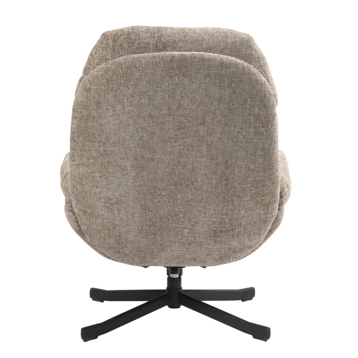 Poltrona girevole in tessuto (seduta 49 cm) Moor Beige Sabbia
