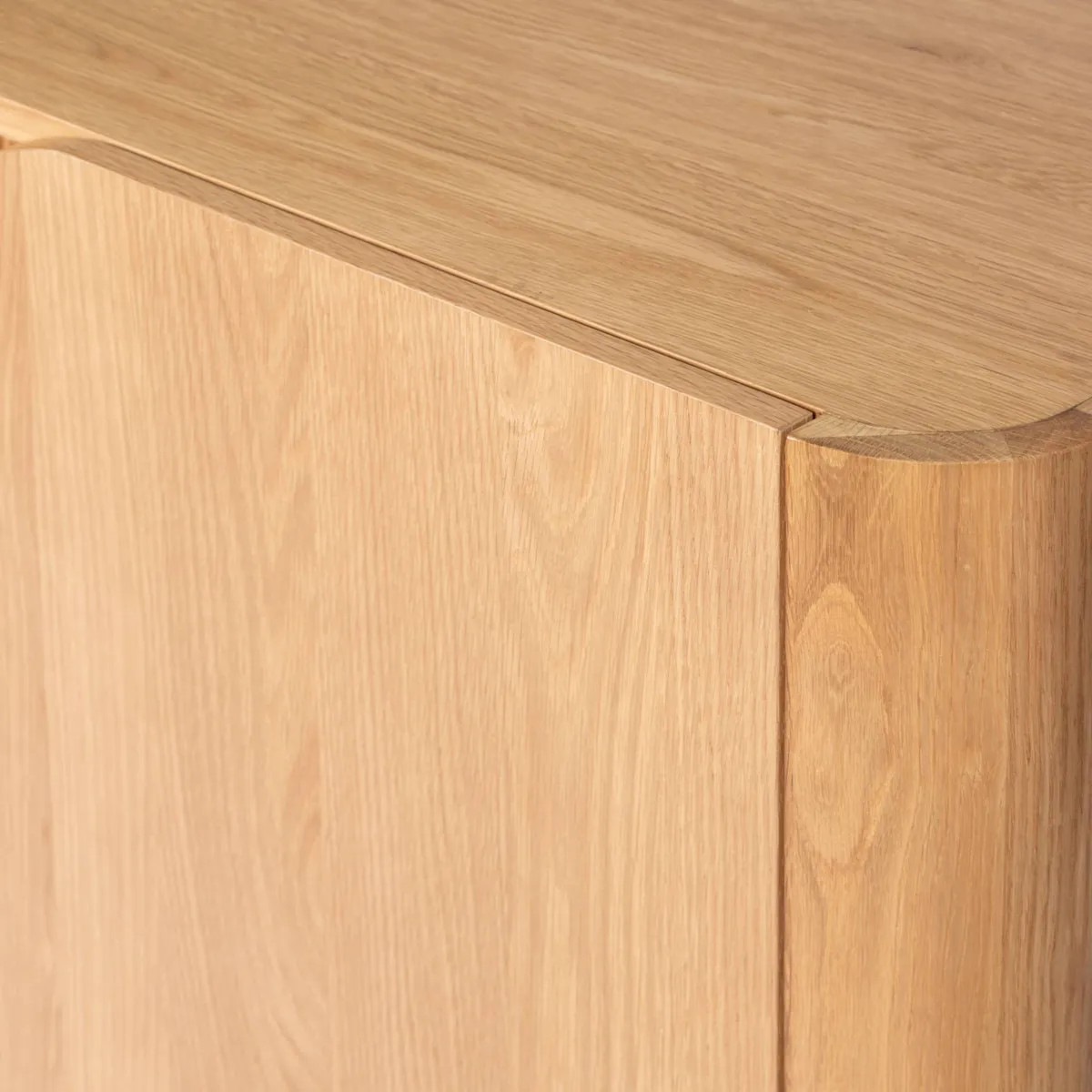 Buffet 3 portes chêne massif (154 x 80 cm) Oakland Naturel