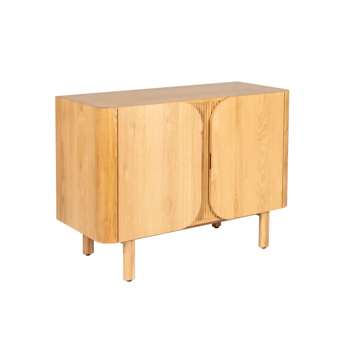 Buffet 2 portes chêne massif (107 x 80 cm) Oakland Naturel