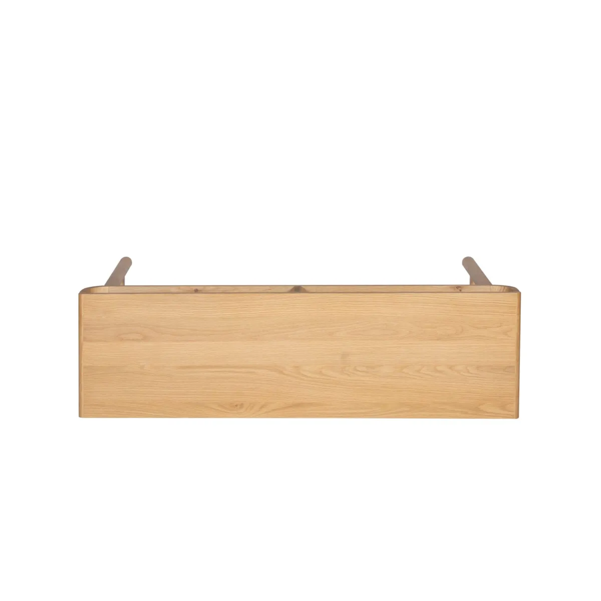 Consolle 2 nicchie in rovere massiccio (120 x 76 cm) Tulum Naturale