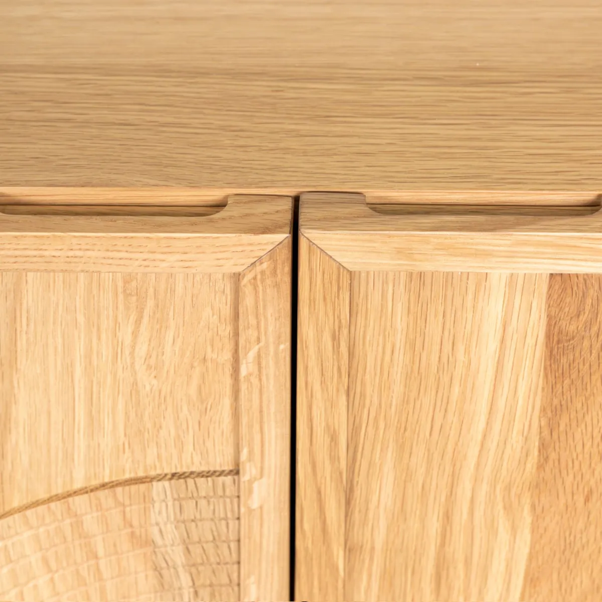 Madia 4 ante in rovere (200 x 80 cm) Olys Naturale