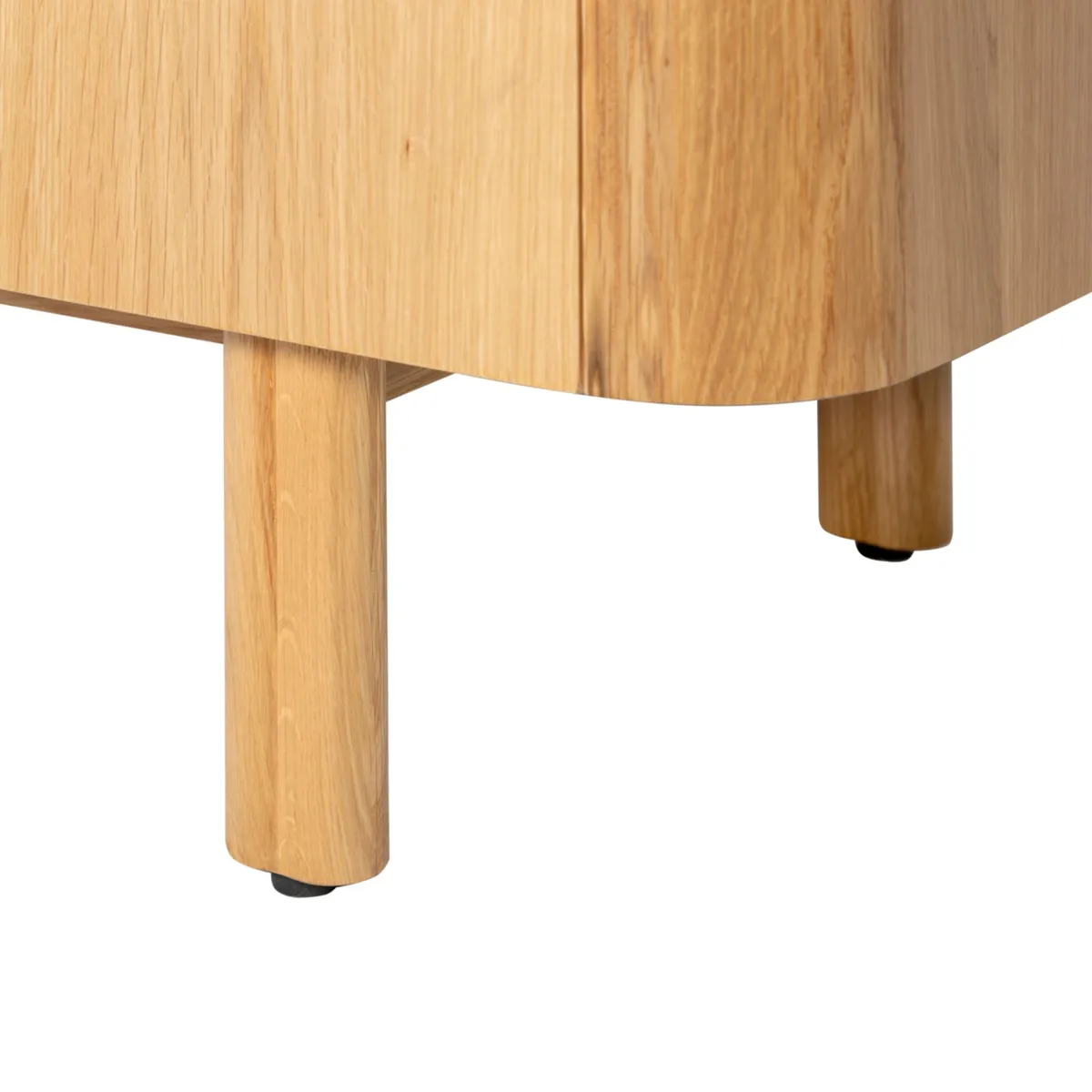 Meuble télé 3 portes chêne massif (154 x 55 cm) Oakland Naturel