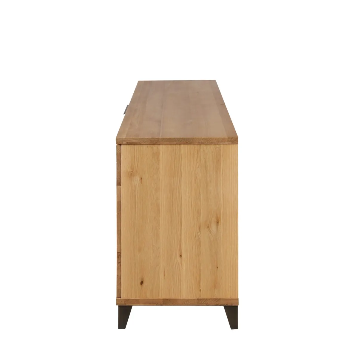 Madia 3 ante 1 cassetto in rovere massiccio (190 x 80 cm) Bristol Naturale