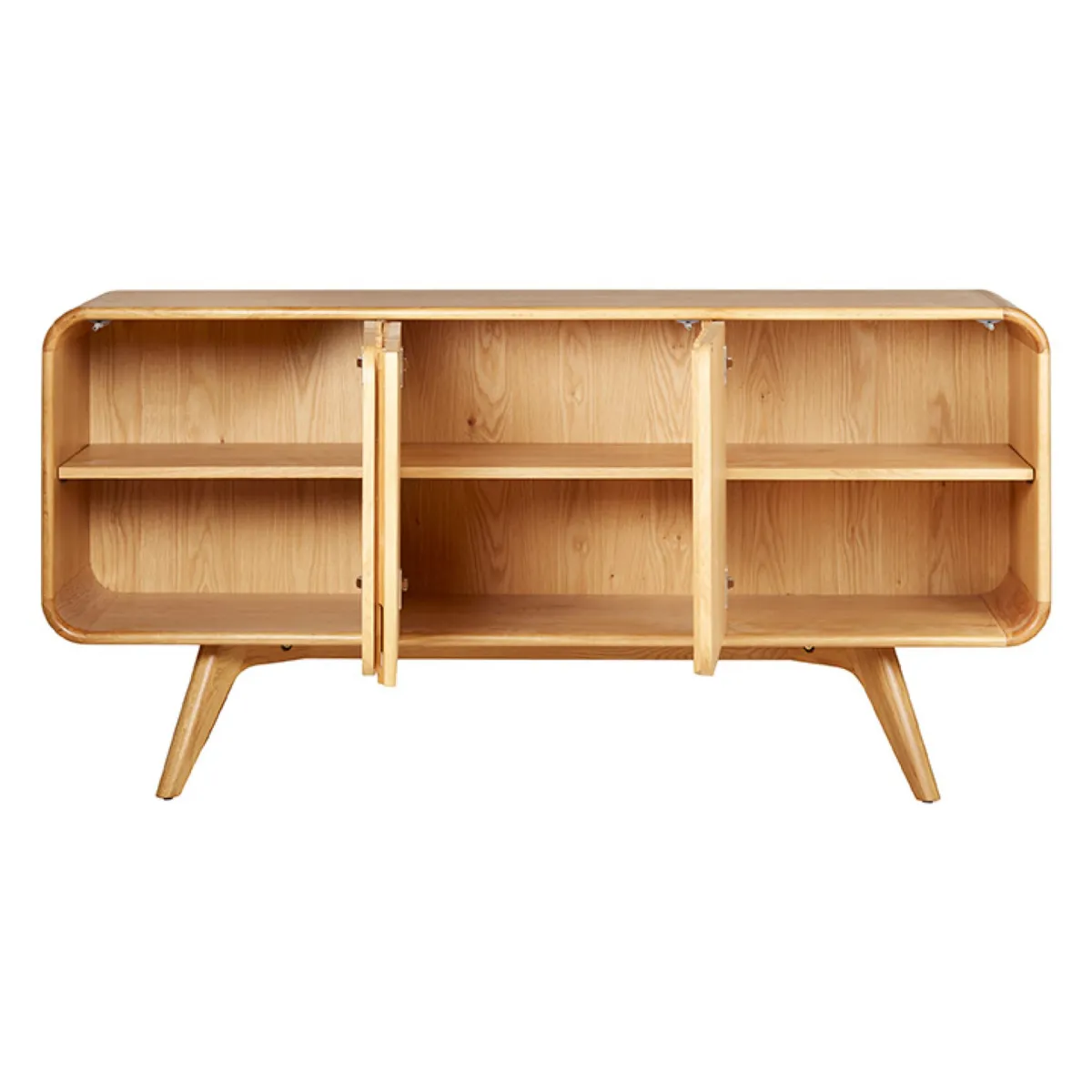 Buffet 3 portes chêne massif (165 x 80 cm) Bilbao Naturel