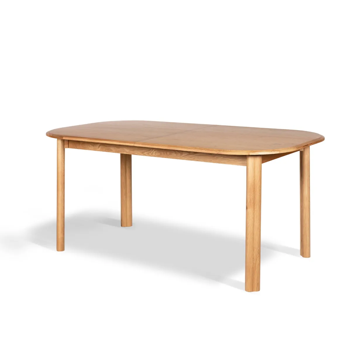 Tavolo rettangolare allungabile con prolunga in rovere (160 cm) Oakland Naturale