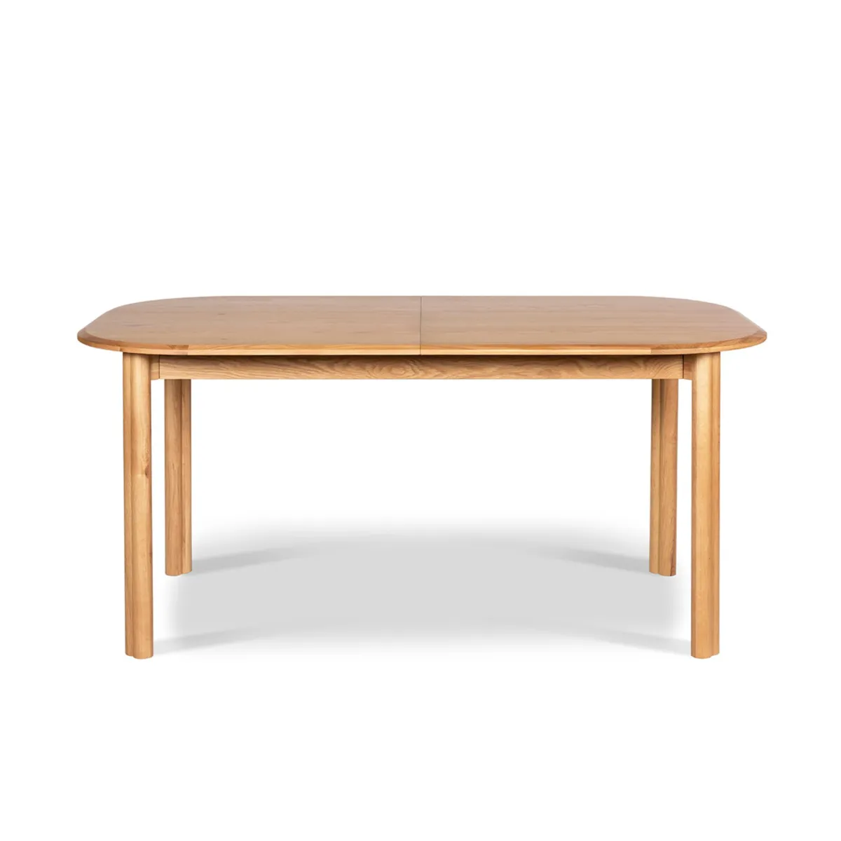 Tavolo rettangolare allungabile con prolunga in rovere (160 cm) Oakland Naturale