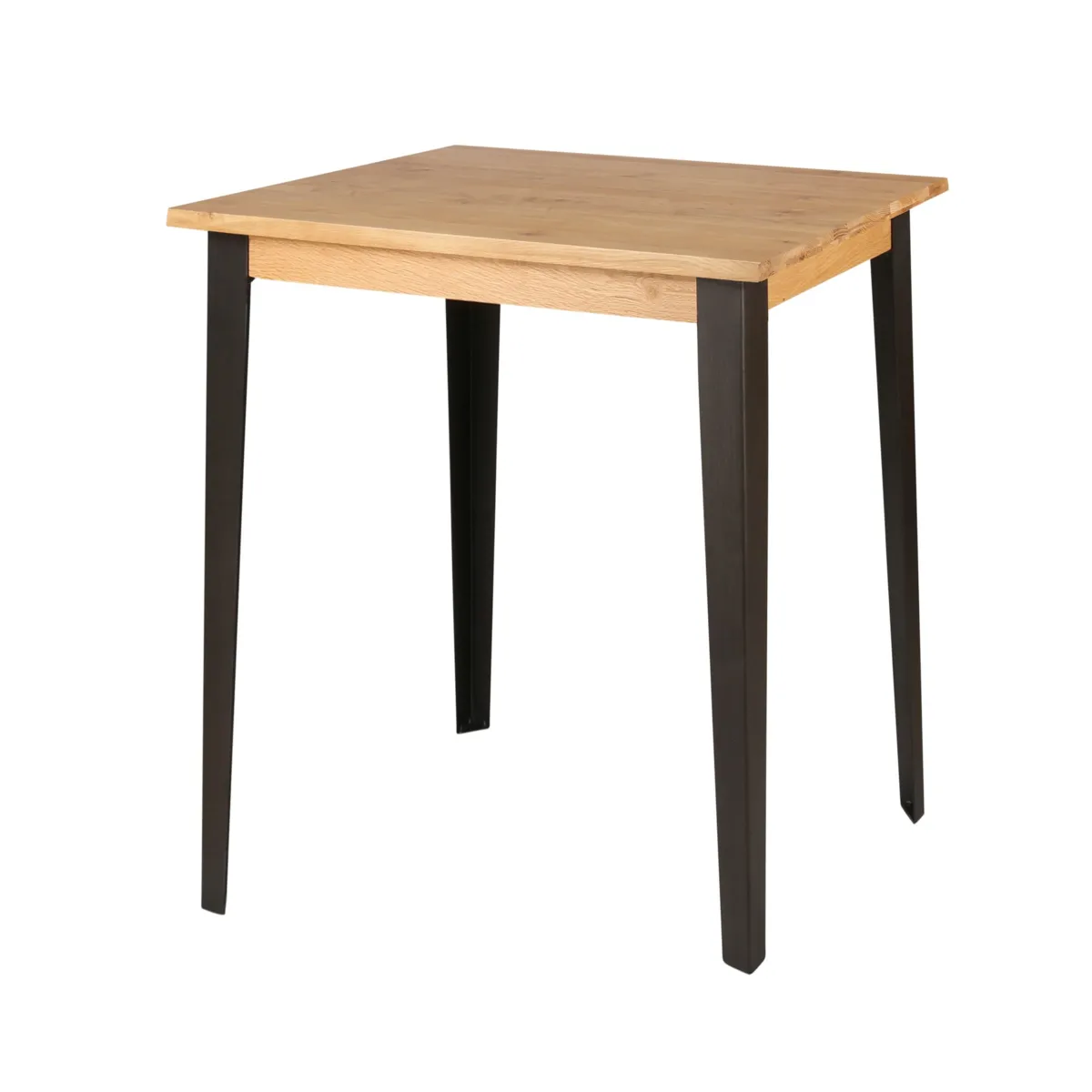 Tavolo da bar quadrato in rovere massiccio (H90 cm) Bristol Naturale