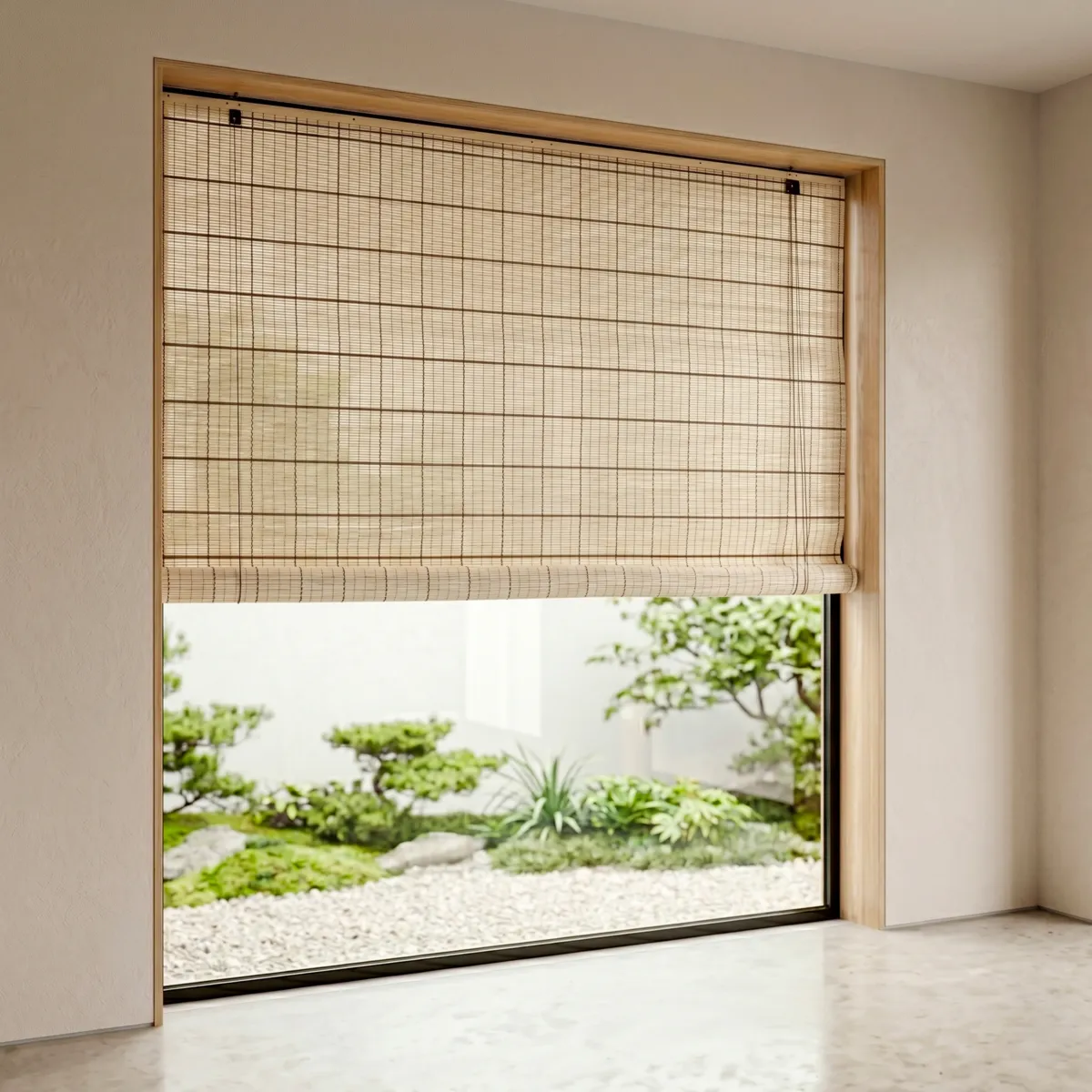 Tenda a rullo con bastoncini di bambù (200 x 200 cm) Bali Naturale