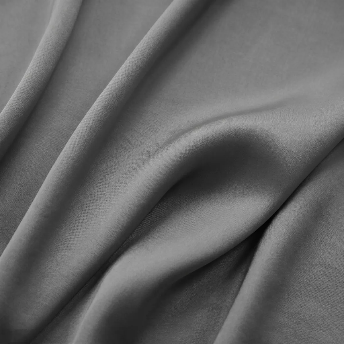 Drap housse lyocell Tencel™ (90 x 200 cm) Olivia Gris granit