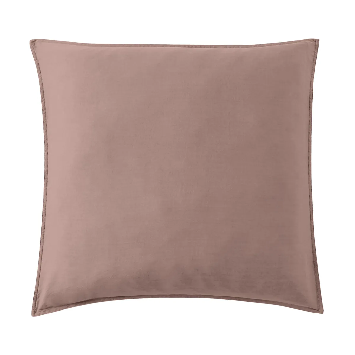 Federa per cuscino da letto quadrata in lyocell Tencel™ lavato (80 x 80 cm) Olivia Rosa blush