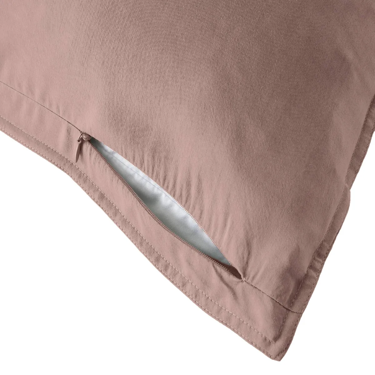 Federa cuscino letto rettangolare lyocell Tencel™ lavato (50 x 70 cm) Olivia Rosa blush